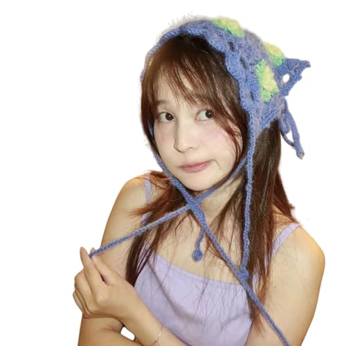 DINSOAVR Kopfschmuck, gehäkelte Blumen-Haar-Schal für Damen und Mädchen, ethnische Bandanas, Kopftuch, Reise-Kopftuch, Haar-Halstuch, elegante Haardekorationen DINSOAVR Kopfschmuck, gehäkelte Blumen-Haar-Schal für Damen und Mädchen, ethnische Bandanas, Kopftuch, Reise-Kopftuch, Haar-Halstuch, elegante Haardekorationen von DINSOAVR