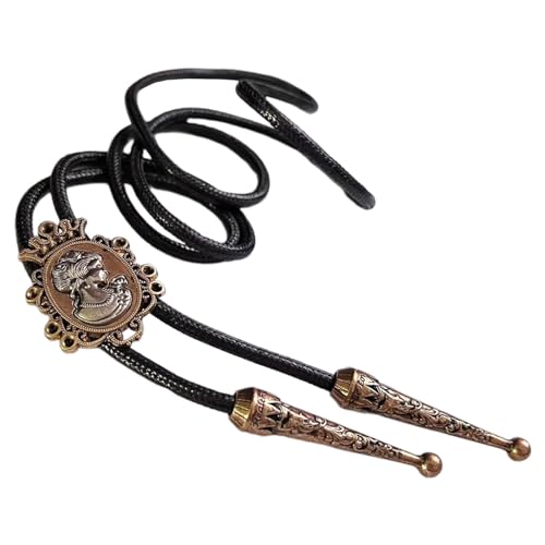 DINSOAVR Krawatten, falsche Halsbänder, Krawatte, Metall, Damen-Portrait-Anhänger, Western-Halskette, Schmuck, Hemdkette, verstellbare Fliege DINSOAVR Krawatten, falsche Halsbänder, Krawatte, Metall, Damen-Portrait-Anhänger, Western-Halskette, Schmuck, Hemdkette, verstellbare Fliege von DINSOAVR