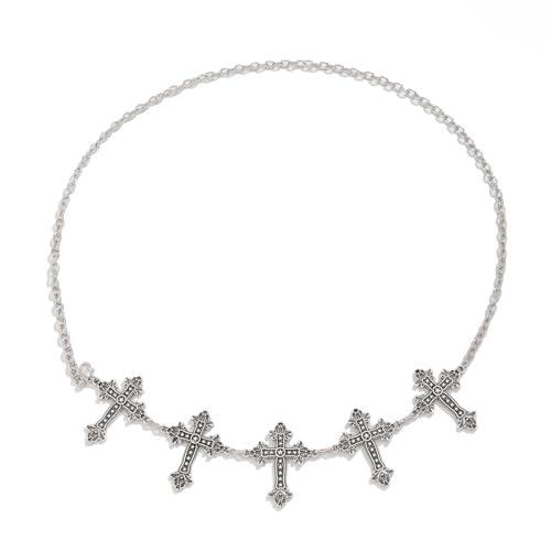 DINSOAVR Modischer Damen-Taillengürtel, Metallic-Punk-Kette, Körperkette, Taillenschmuck, Partykleid, Taillengürtel, Club-Körperschmuck von DINSOAVR