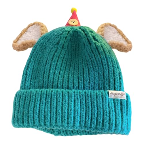 DINSOAVR Mütze, bequeme Strickmütze mit Cartoon-Tierohren, zartes Accessoire für kaltes Wetter, Skifahren und Freizeitkleidung DINSOAVR Mütze, bequeme Strickmütze mit Cartoon-Tierohren, zartes Accessoire für kaltes Wetter, Skifahren und Freizeitkleidung von DINSOAVR