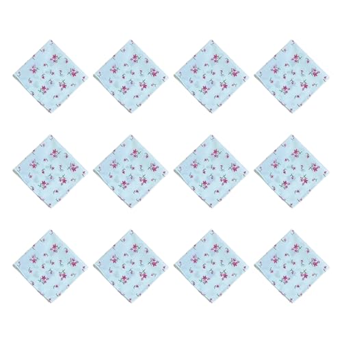 DINSOAVR Taschentuch, Hochzeits-Taschentuch, Blumenmuster, Taschentuch für Bräutigam, Damen, Taschentücher, Hochzeits-Taschentücher von DINSOAVR