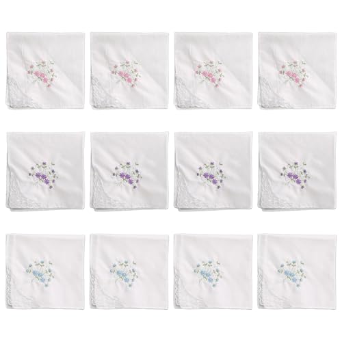 DINSOAVR Taschentuch, Hochzeits-Taschentuch, weiße Spitze, Taschentuch für Bräutigam, Damen, Taschentücher, Hochzeits-Taschentücher DINSOAVR Taschentuch, Hochzeits-Taschentuch, weiße Spitze, Taschentuch für Bräutigam, Damen, Taschentücher, Hochzeits-Taschentücher von DINSOAVR