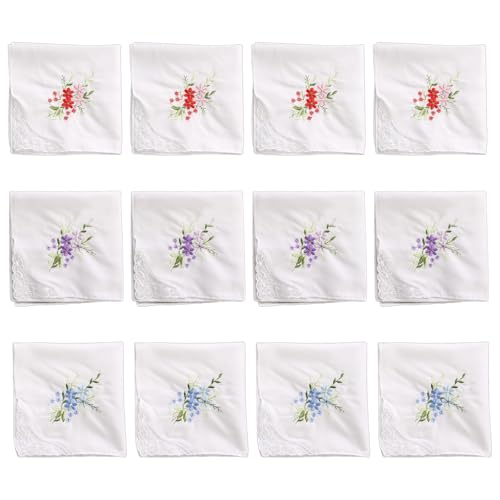 DINSOAVR Taschentuch, Hochzeits-Taschentuch, weiße Spitze, Taschentuch für Bräutigam, Damen, Taschentücher, Hochzeits-Taschentücher DINSOAVR Taschentuch, Hochzeits-Taschentuch, weiße Spitze, Taschentuch für Bräutigam, Damen, Taschentücher, Hochzeits-Taschentücher von DINSOAVR