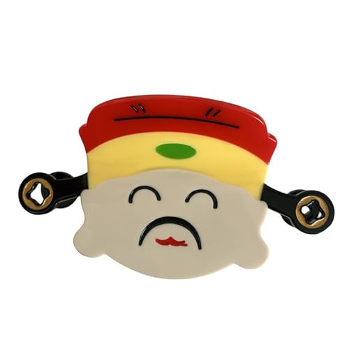 Gott Des Reichtums Haarklammer Clip Lustige Klaue Clip Haar Banane Haarspangen Rutschfeste Mädchen Haarspange PferdeschwanzKlemme Für Frauen 2024 von DINSOAVR