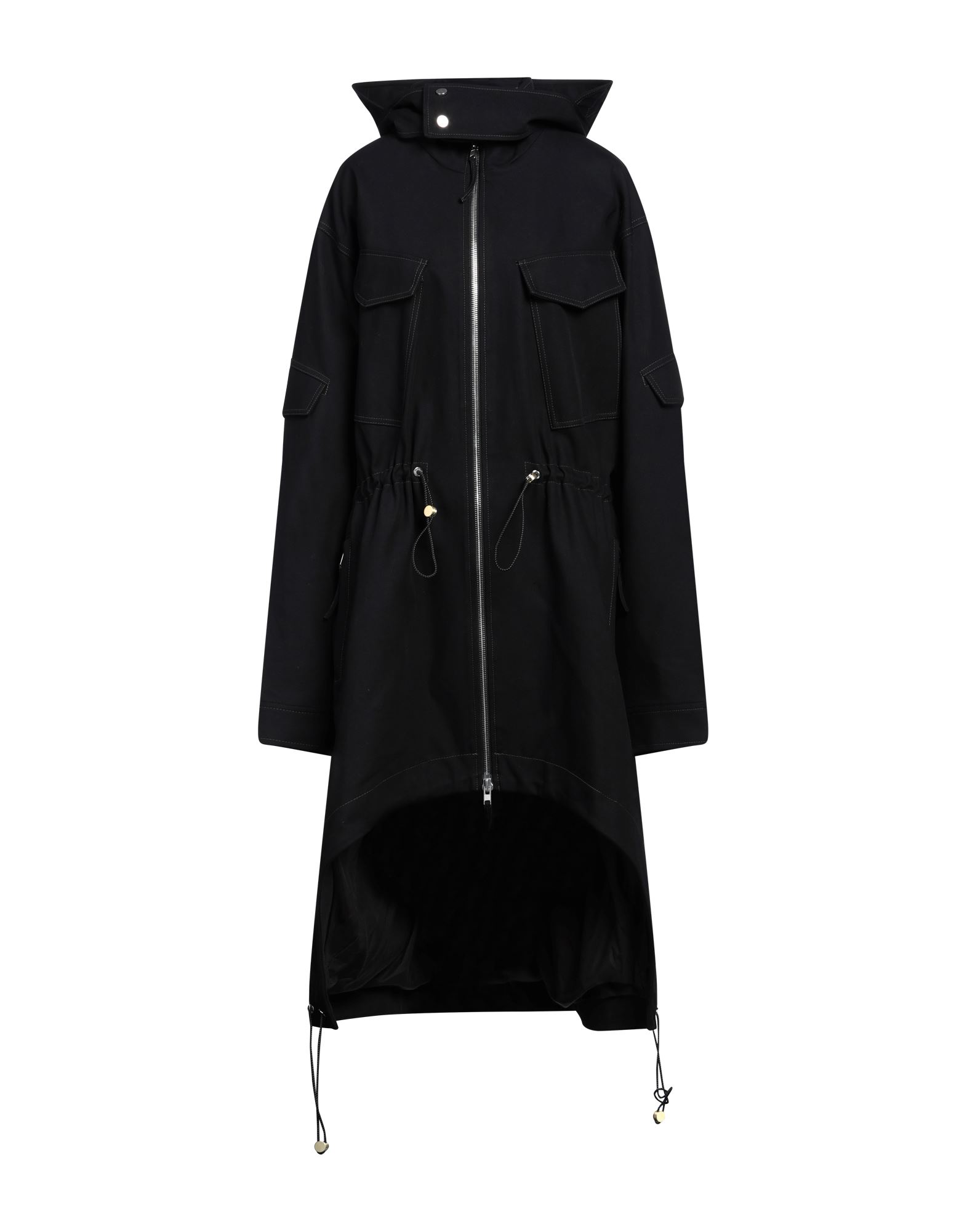 DION LEE Jacke, Mantel & Trenchcoat Damen Schwarz von DION LEE