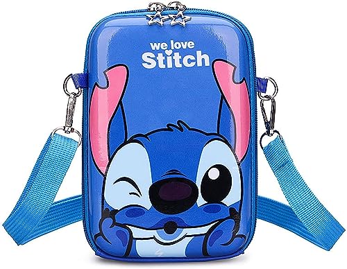 DIOTTI Stitch Cartoon Rucksack für Kinder, Umhängetasche neue niedliche Cartoon Münztasche, Stitch Umhängetasche. Geeignet für Kindergeschenke von DIOTTI