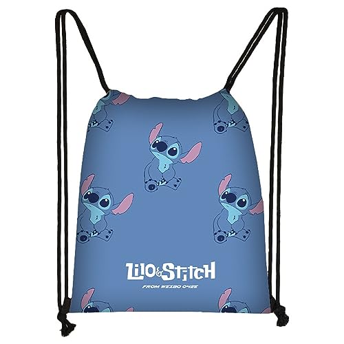 DIOTTI Stitch Kordelzug Rucksack,zhaiteng-Sporttaschen Geschenktüte,Turnbeutel Rucksack,Kindergeburtstag Partydeko Geschenktaschen von DIOTTI