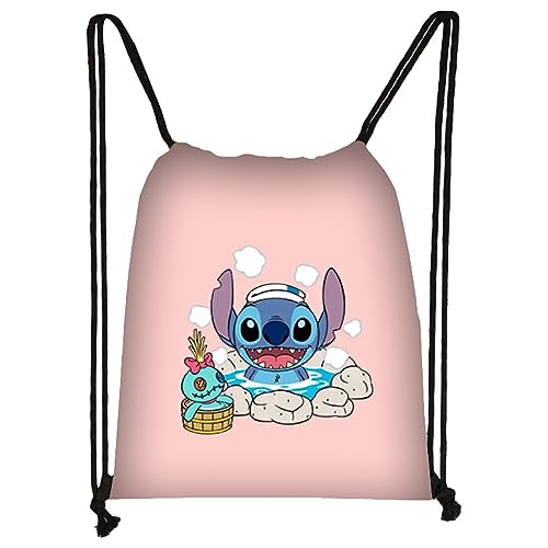 DIOTTI Stitch Kordelzug Rucksack,zhaiteng-Sporttaschen Geschenktüte,Turnbeutel Rucksack,Kindergeburtstag Partydeko Geschenktaschen von DIOTTI