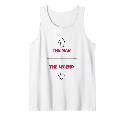 The Man The Legend Epic Zitat Grafik Tank Top von DIPWEAR MILAN