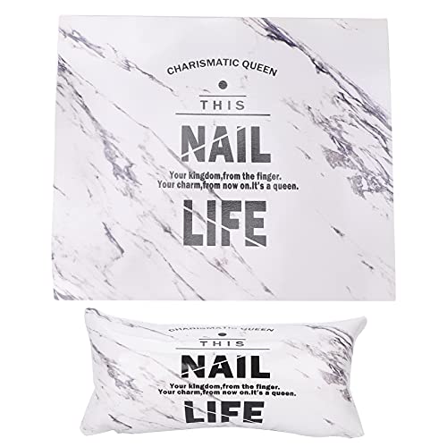 Handruhe Kissen Pad Nagelkunst Handkissen bequeme Nagelkunst Ruhebad für Nagel Salon und persönlicher Verwendung hochwertiger PU -Ledermaterial 2pcs Set von DIRBAK
