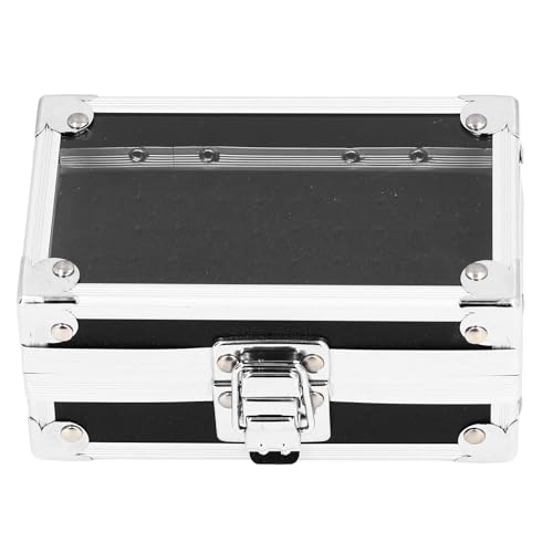 Nagelbohrer Bits Halter Drop Multi -Loch -Nägelbohrer Bits Stand Displayer Organizer Behälter für Nageltechniker Aluminiumlegierung Acryl (Black) von DIRBAK