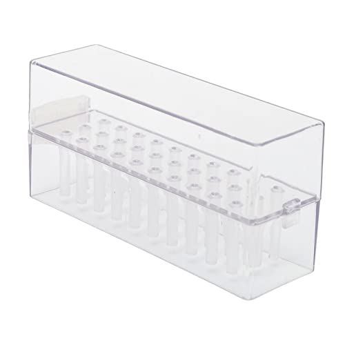 Nagelbohrer Bits Halter Ständer Professionelle 30 Loch Nagelbohrbits Display Organizer Container Box für Nagel Salon und häusliches Acrylmaterial von DIRBAK