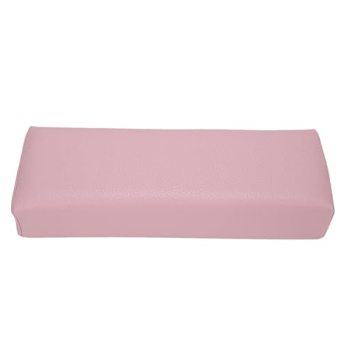 Nagelkunsthand Rast Pad Kissen Professionelle Salon Maniküre Handkissen bequem ergonomisch für Nagelstudios und Heimatweiche PU -Ledermaterial 30 cm x 9,5 cm x 6,5 cm konzipiert (Rosy) von DIRBAK