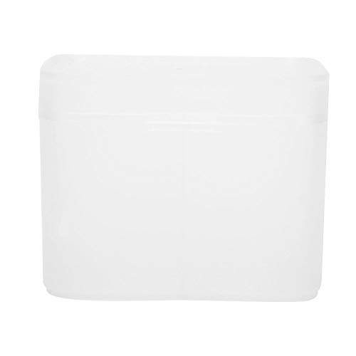 Nagelkunstspeicherbox Hochqualität Haltbar transparent Deckel Organizer Hülle für Haushaltsnagel Salon Schönheitssalon Pink Transparent 9x7x11.5 cm (Transparent) von DIRBAK