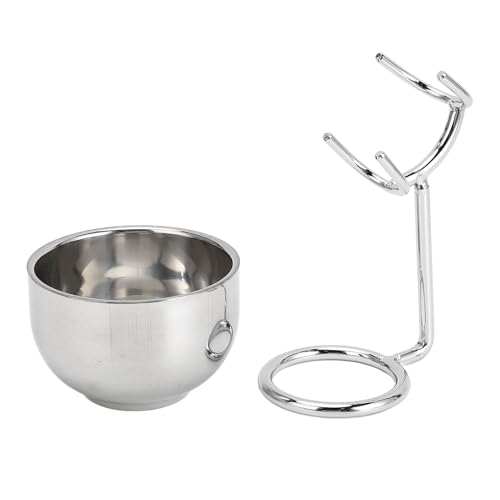 Rasierpinselständer Seifenschale Set Metall -Pflege -Organizer für Friseurhops Badezimmer Waschtisch -Arbeitsplatte Reiseweg von DIRBAK