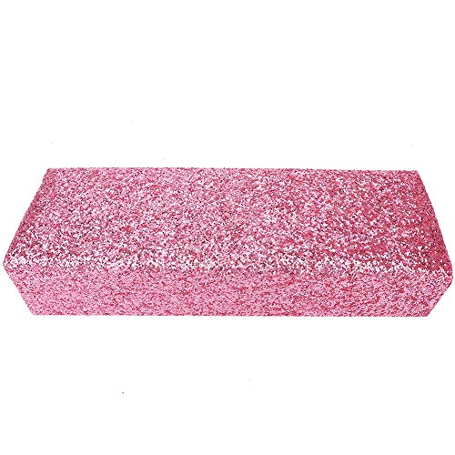 Shining Pailletten Nagelkunsttisch Matte Kissen Kissen Handhalter Hand Ruhe -Maniküre Werkzeug elastische weiche bequeme professionelle home verwenden gold silber rosa optional (Pink hand pillow) von DIRBAK