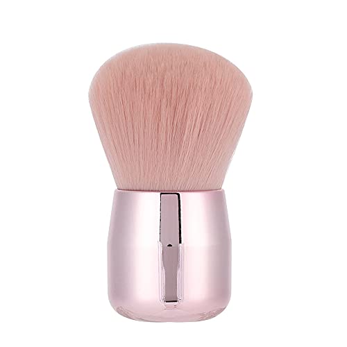 Tragbares Griff Make -up Pinsel Softes Gesicht Kosmetische Augenbrauen -Lidschatten -Werkzeug Schönheit Ausrüstung Ergonomischer Grip Leichtes kompaktes Styling für professionelle (Round Head) von DIRBAK