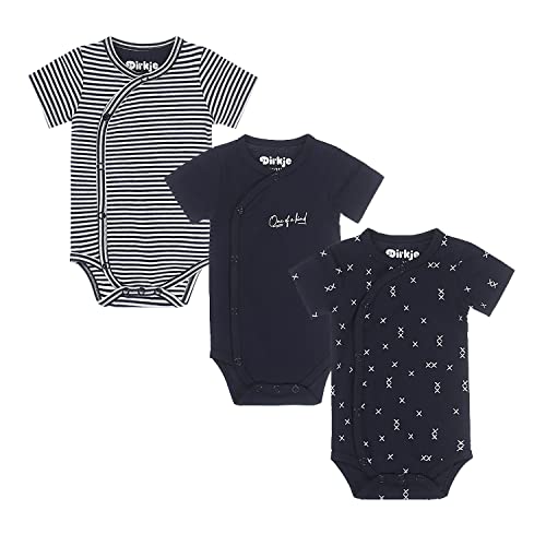 DIRKJE Baby - Jungen Dirkje Undershirt, Dark Blue/White, 3 Monate EU von DIRKJE