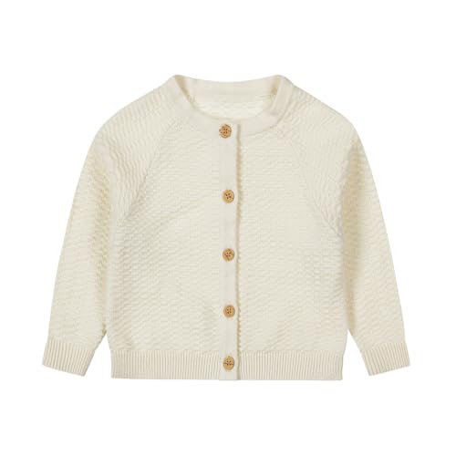 Dirkje - Unisex - Cardigan - Organic Cotton - Off White - Button Closure - Size 62 Dirkje - Unisex - Cardigan - Organic Cotton - Off White - Button Closure - Size 62 von DIRKJE