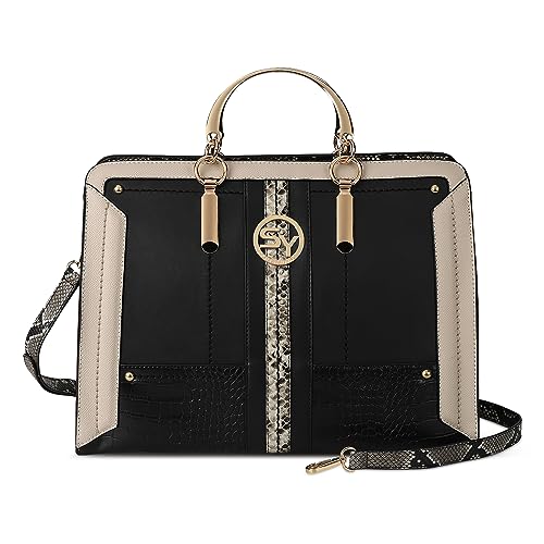 DIRRONA Damen Mode Handtasche Elegant Umhängetasche Casual Reisen Crossbody Party Arbeiten Dating Henkeltasche Multifunktional Pu Leder Schulterhandtasche Mit Modische Accessoires Schwarz von DIRRONA