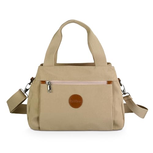 DIRRONA Handtasche Damen – Nylon Umhängetasche mit Verstellbaren Schultergurten, Große Tasche mit Mehreren Fächern, Casual Tasche für Reise, Arbeit & Diebstahlschutz von DIRRONA