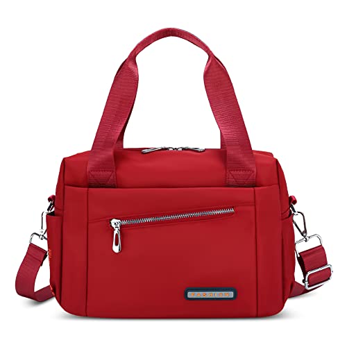 DIRRONA Mode Handtasche Damen Umhängetasche Leichter Kuriertasche Einfach Lässig Nylon Frauentasche Mehrere Taschen Reisen Wasserdicht Schule Arbeit Damen Handtasche von DIRRONA
