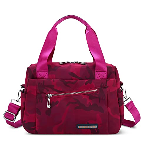 DIRRONA Mode Handtasche Damen Umhängetasche Leichter Kuriertasche Einfach Lässig Nylon Frauentasche Mehrere Taschen Reisen Wasserdicht Schule Arbeit Damen Handtasche von DIRRONA