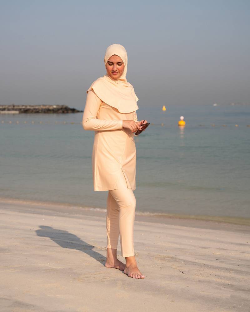 Sandbeige Burqini Set - Dreams Bademode von DISCIPLINEDCLO
