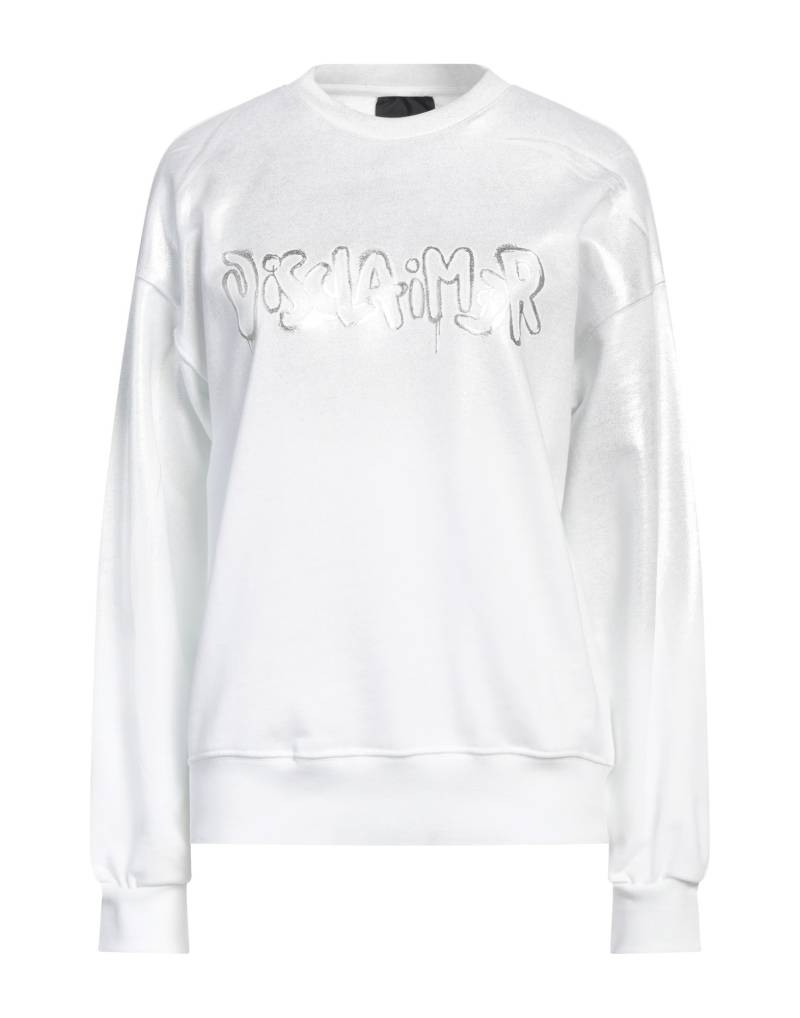 DISCLAIMER Sweatshirt Damen Silber von DISCLAIMER
