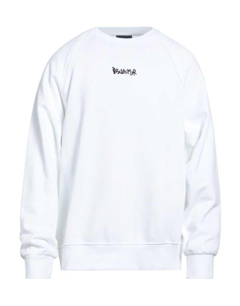 DISCLAIMER Sweatshirt Herren Weiß von DISCLAIMER
