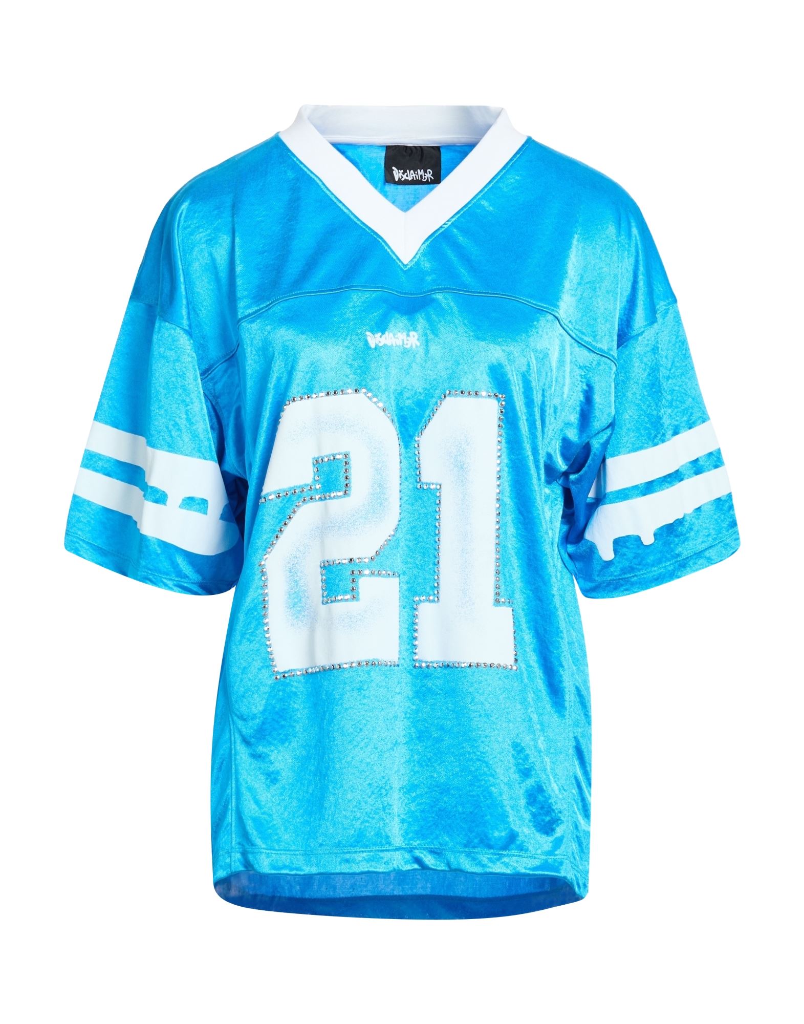 DISCLAIMER T-shirts Damen Azurblau von DISCLAIMER