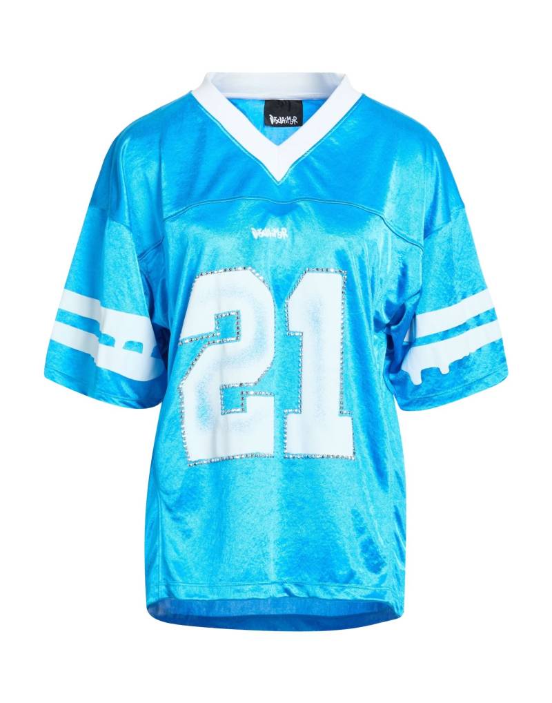 DISCLAIMER T-shirts Damen Azurblau von DISCLAIMER