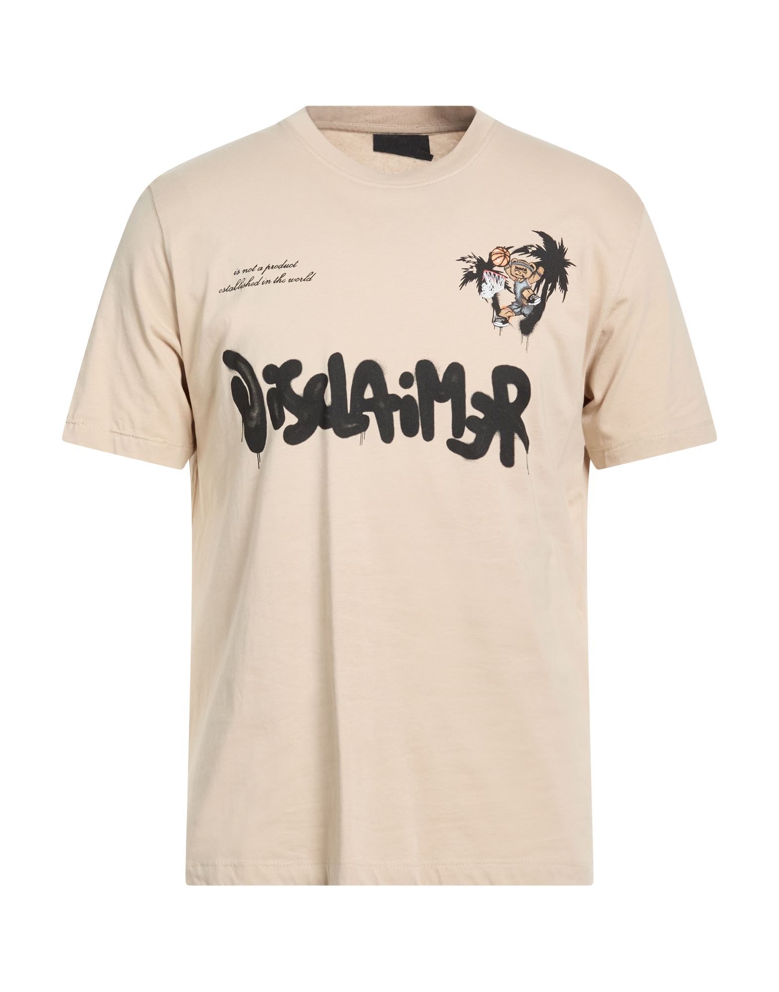 DISCLAIMER T-shirts Herren Beige von DISCLAIMER