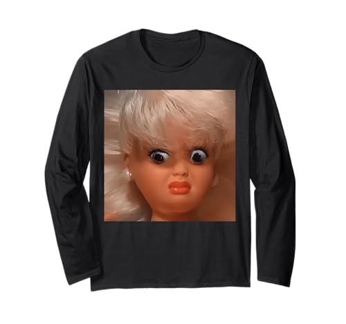 Disgusted FACE Meme Baby Babe X Only Baby Love Date Fans Langarmshirt von DISGUSTED FACE MEME - Angeekeltes Meme Gesicht