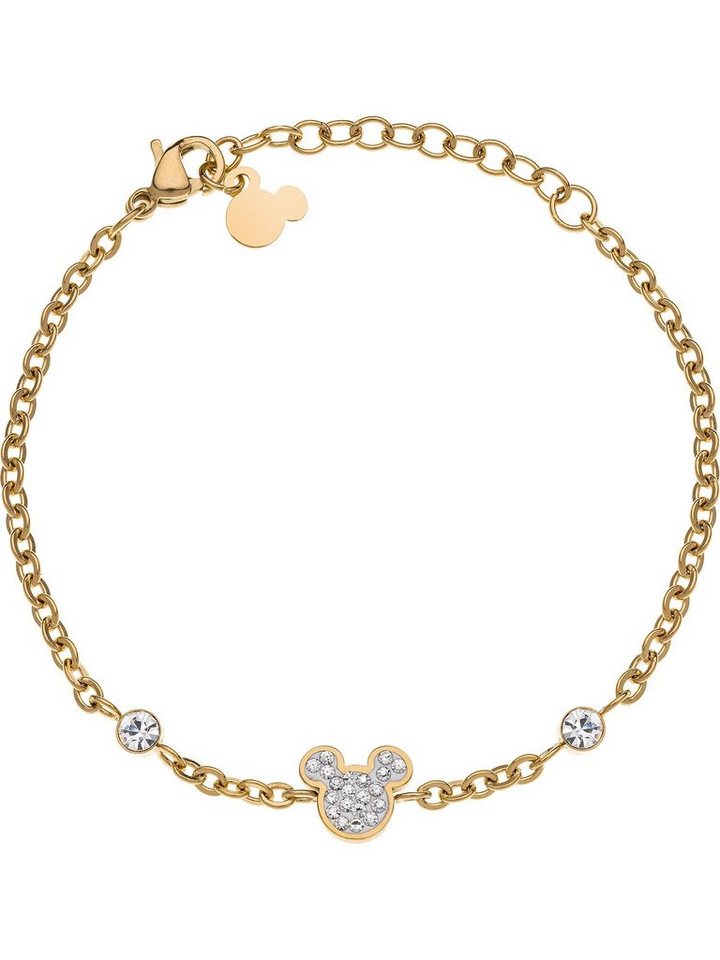DISNEY Jewelry Silberarmband Disney Mädchen-Armband Edelstahl Zirkonia, Trendig von DISNEY Jewelry