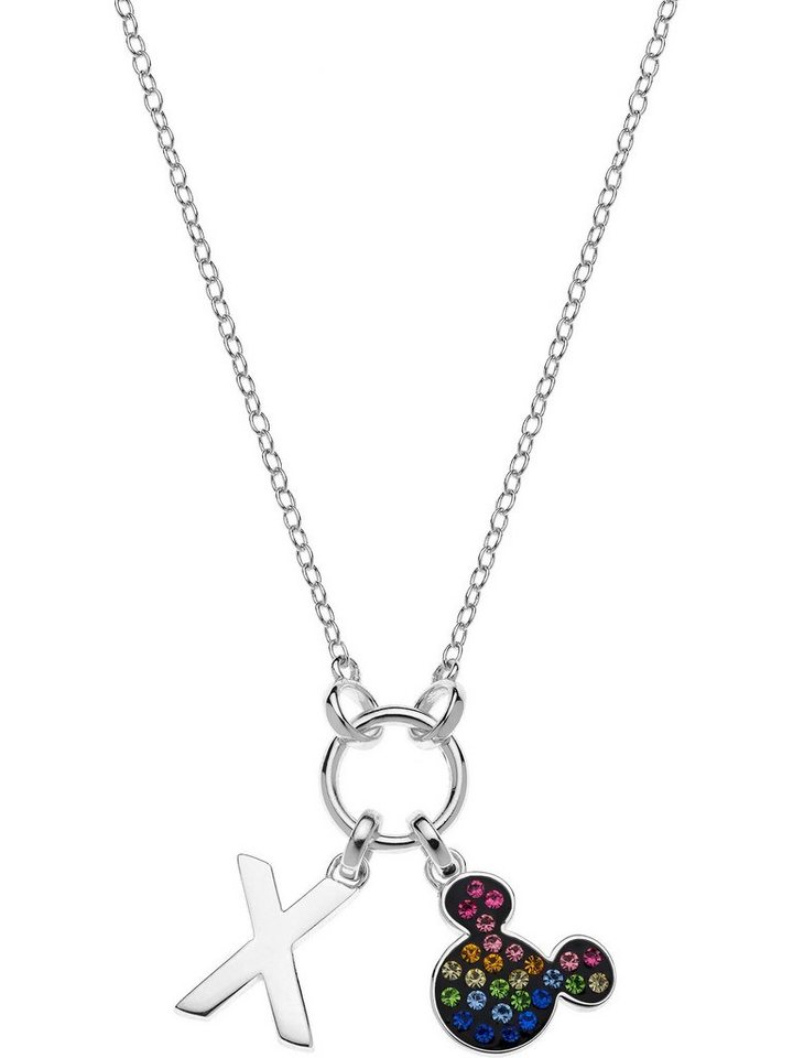 DISNEY Jewelry Collier Disney Mädchen-Kinderkette 925er Silber Kristall von DISNEY Jewelry