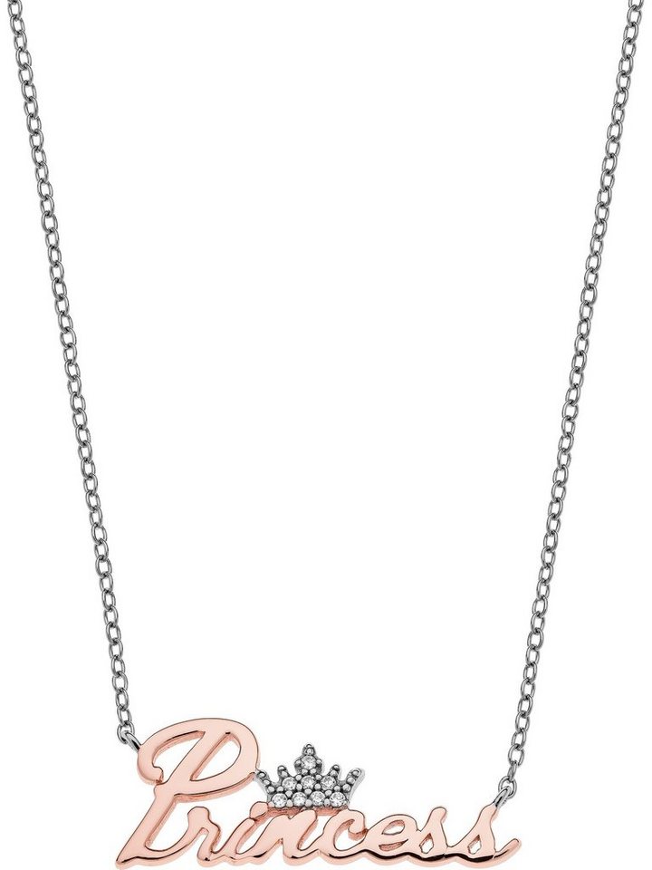 DISNEY Jewelry Collier Disney Mädchen-Kinderkette 925er Silber Zirkonia von DISNEY Jewelry