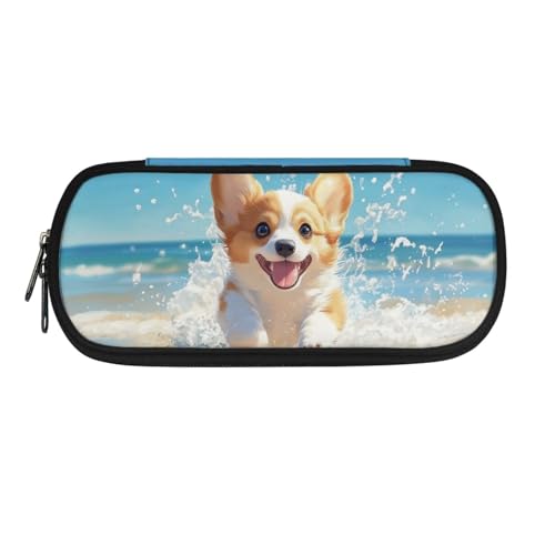 DISNIMO Federmäppchen, Organizer, großes Fassungsvermögen, Federmäppchen für Mädchen, Jungen, Schule, Schreibwarenhalter, Corgi Dog, Taschen-Organizer DISNIMO Federmäppchen, Organizer, großes Fassungsvermögen, Federmäppchen für Mädchen, Jungen, Schule, Schreibwarenhalter, Corgi Dog, Taschen-Organizer von DISNIMO