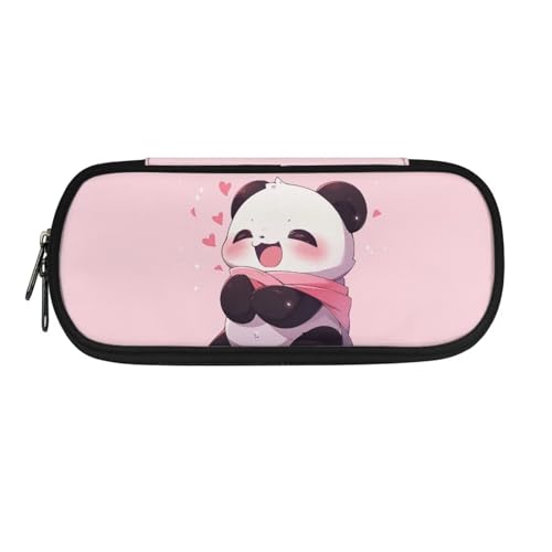 DISNIMO Federmäppchen, großes Federmäppchen, Schreibwaren-Tasche für Teenager, Jungen, Mädchen, Schule, Universität, Panda, M von DISNIMO