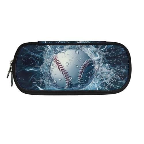 DISNIMO Federmäppchen für Jungen und Mädchen, Schule, Bürobedarf, Studenten, Geschenk zum Schulanfang, Wasser-Baseball, M von DISNIMO