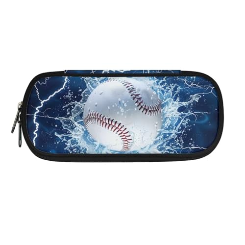 DISNIMO Federmäppchen für Jungen und Mädchen, Schule, Bürobedarf, Studenten, Geschenk zum Schulanfang, Wasser-Baseball 2, M von DISNIMO