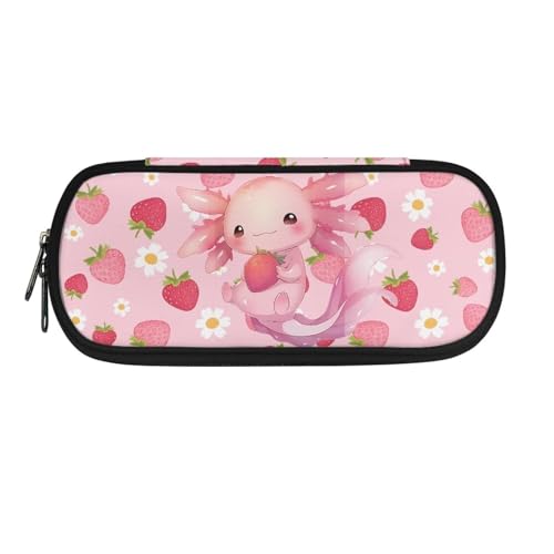DISNIMO Federmäppchen für kleine Kinder, Geschenk für Mädchen, Stiftebox, Daisy Axolotl, Taschen-Organizer von DISNIMO