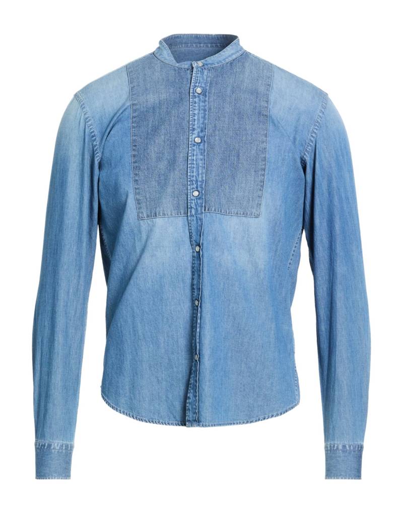 DISTRETTO 12 Jeanshemd Herren Blau von DISTRETTO 12