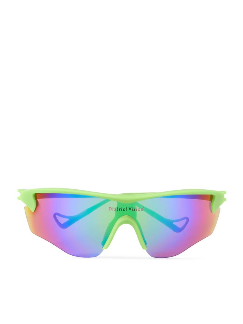 DISTRICT VISION - Junya Racer D-Frame Polycarbonate Sunglasses - Men - Green von DISTRICT VISION