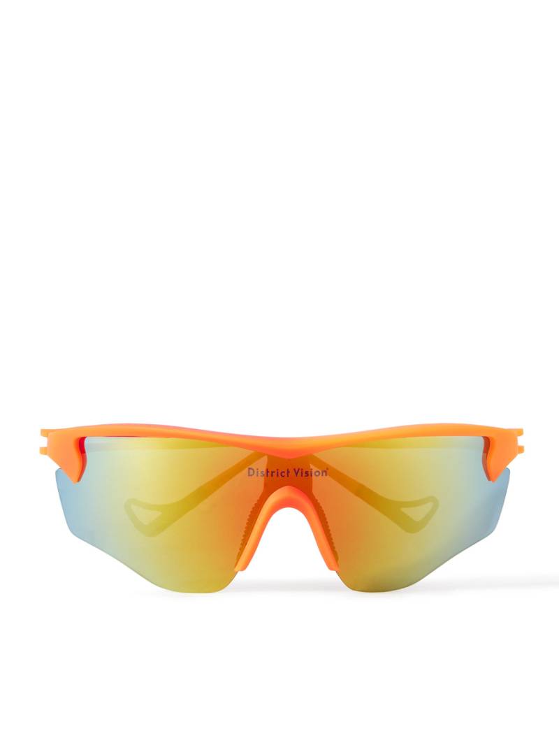 DISTRICT VISION - Junya Racer D-Frame Polycarbonate Sunglasses - Men - Orange von DISTRICT VISION