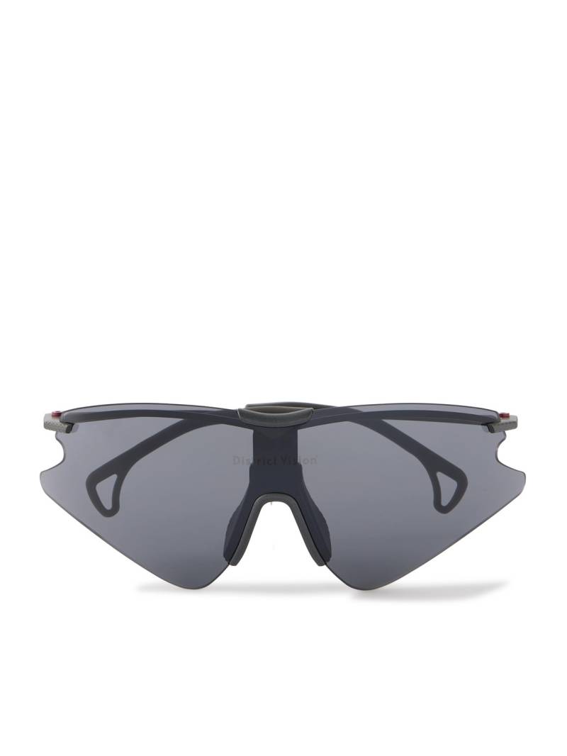 DISTRICT VISION - Kohei Aero Blade Titanium and Polycarbonate Sunglasses - Men - Purple von DISTRICT VISION