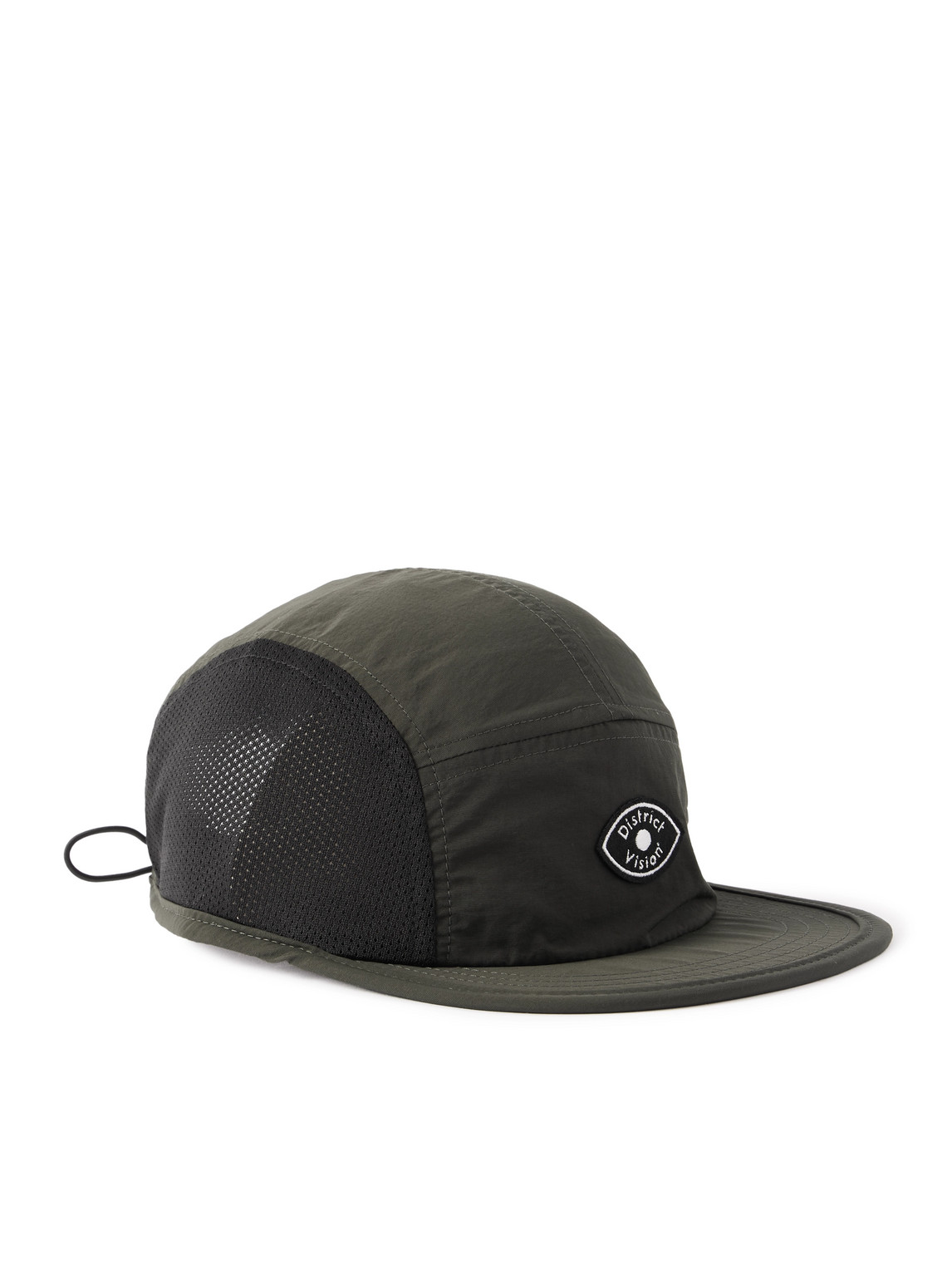 DISTRICT VISION - Logo-Appliquéd Panelled Shell and Mesh Cap - Men - Green von DISTRICT VISION