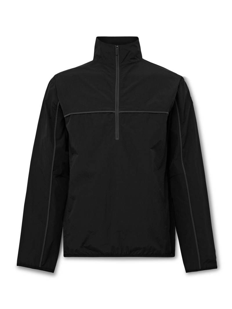 DISTRICT VISION - Logo-Appliquéd Shell Half-Zip Jacket - Men - Black - M von DISTRICT VISION