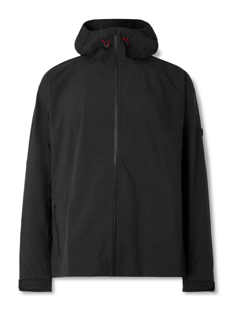 DISTRICT VISION - Logo-Appliquéd Shell Hooded Jacket - Men - Black - L von DISTRICT VISION
