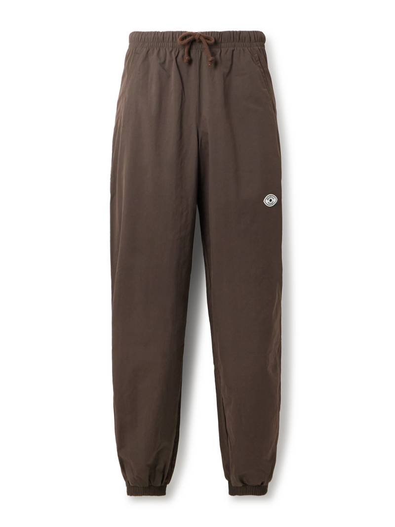DISTRICT VISION - Logo-Appliquéd Tapered Nylon Trousers - Men - Brown - M von DISTRICT VISION